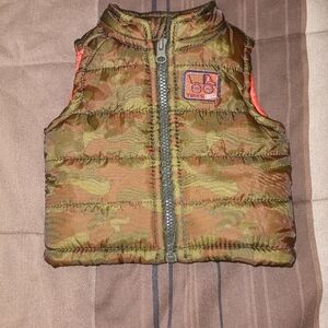 Kids‎ Healthtex Camo Truck Crew Baby Vest 0-3M